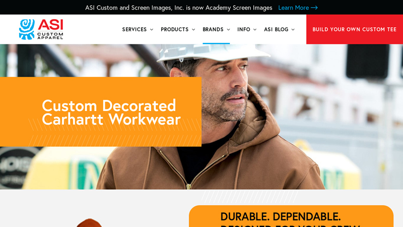 Custom Decorated Carhartt Workwear custom t-shirts