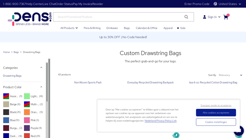 Custom Drawstring Bags