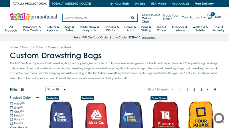 Custom Drawstring Bags