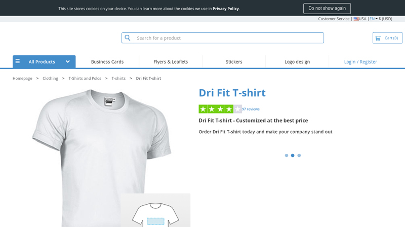 Custom Dri Fit T custom t-shirts