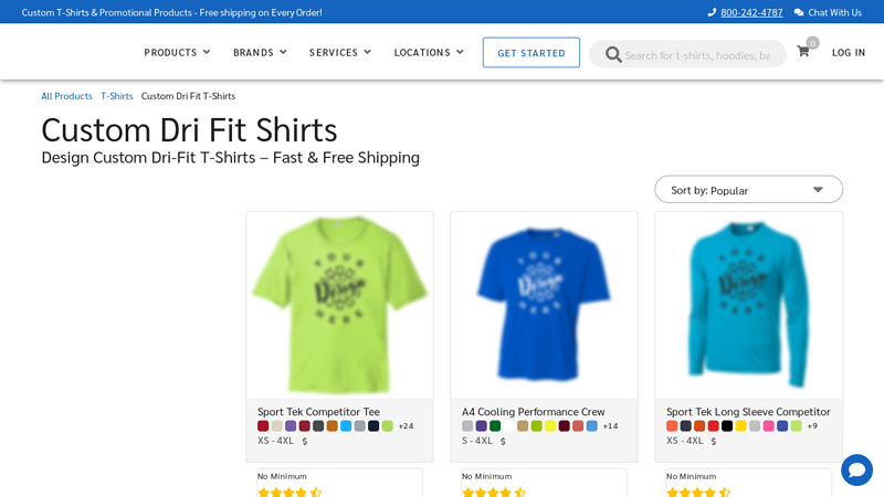 Custom Dri Fit T-Shirts custom t-shirts