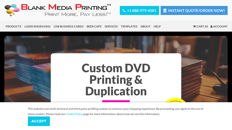 Custom DVD Printing & Duplication