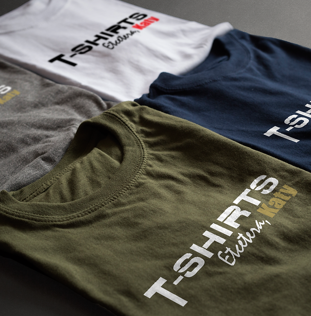 Custom Embroidery and printing tshirtsetckaty in KATY Houston area custom t-shirts