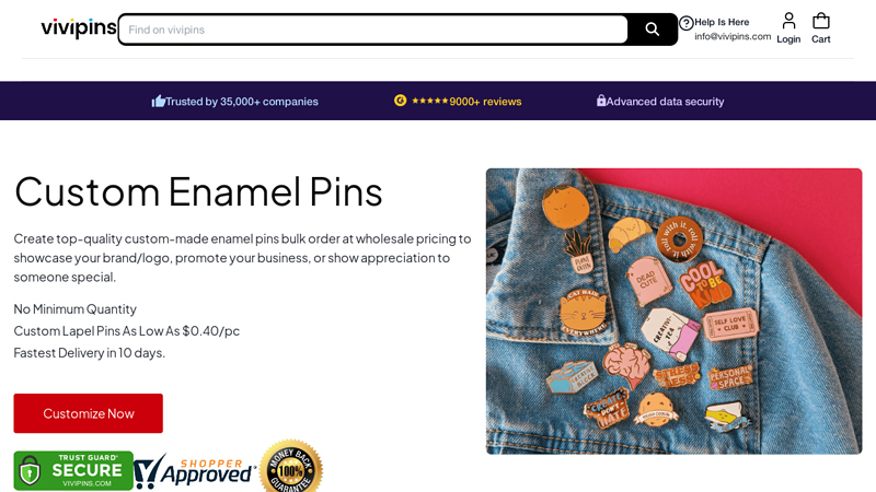 Custom Enamel Pins [Wholesale Prices ] Save 20%