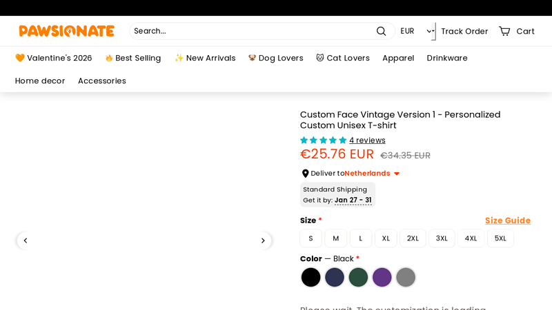 Custom Face Vintage Version 1 custom t-shirts