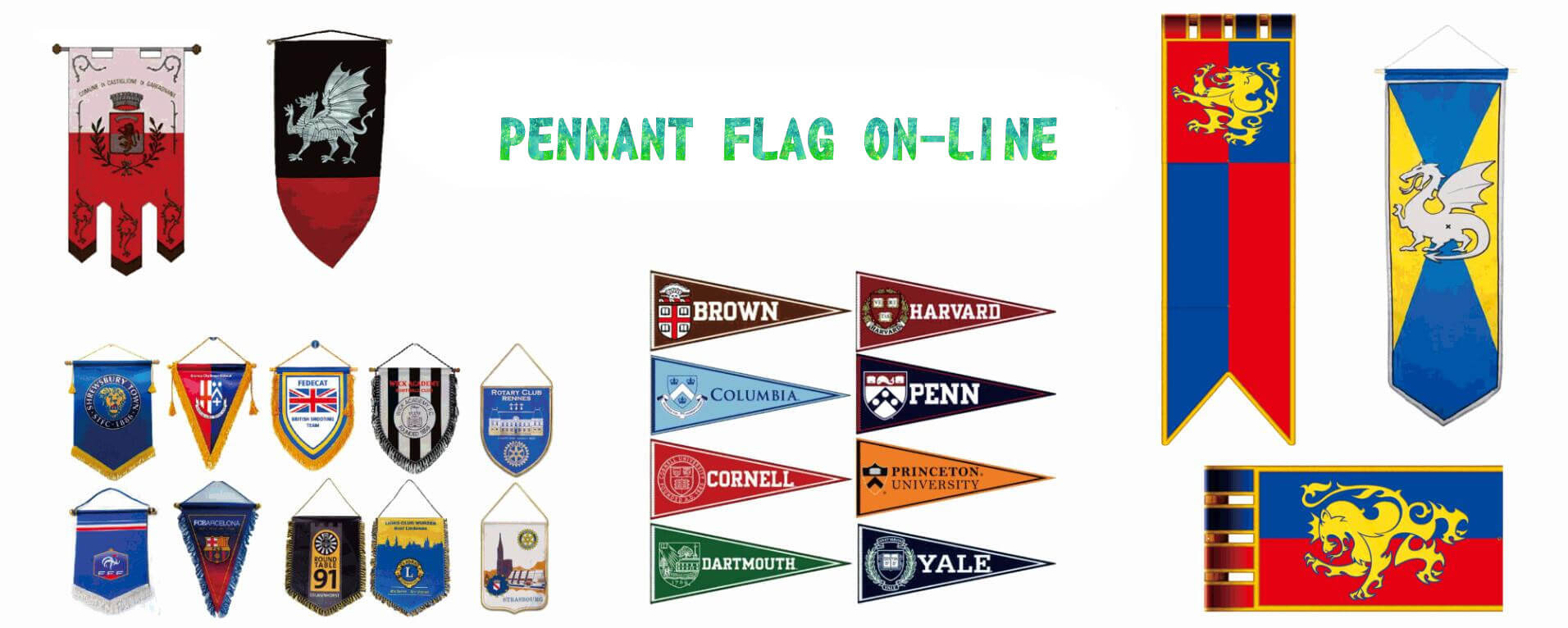 Custom Felt Pennant & Custom Baseball Pennants & Personalized ...