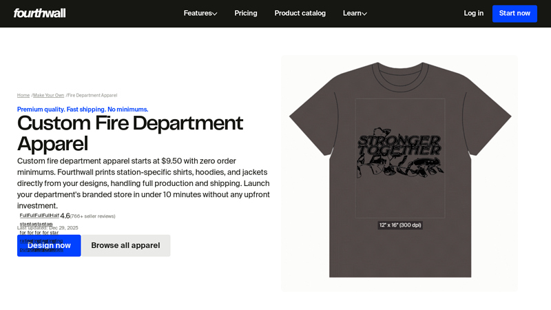 Custom Fire Department Apparel custom t-shirts