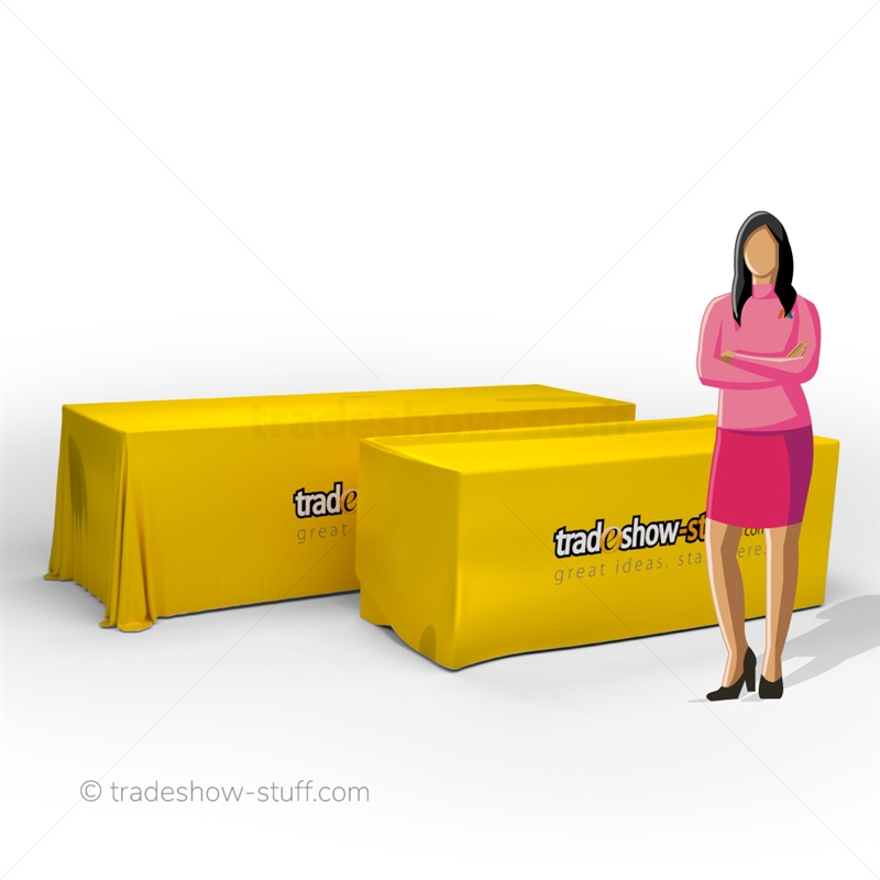 Custom Fitted Trade Show Table Covers