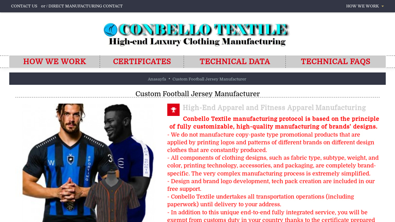 Custom Football Jersey Manufacturer