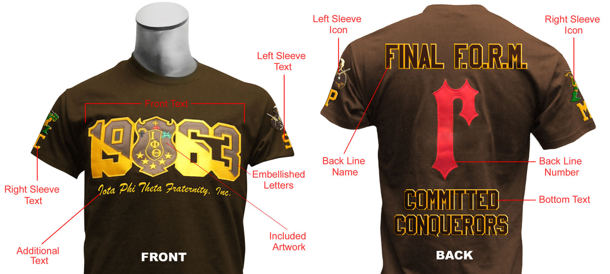 Custom Fraternity Shirts custom t-shirts