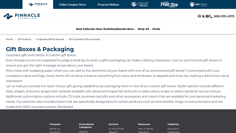 Custom Gift Boxes Personalized With Your Logo