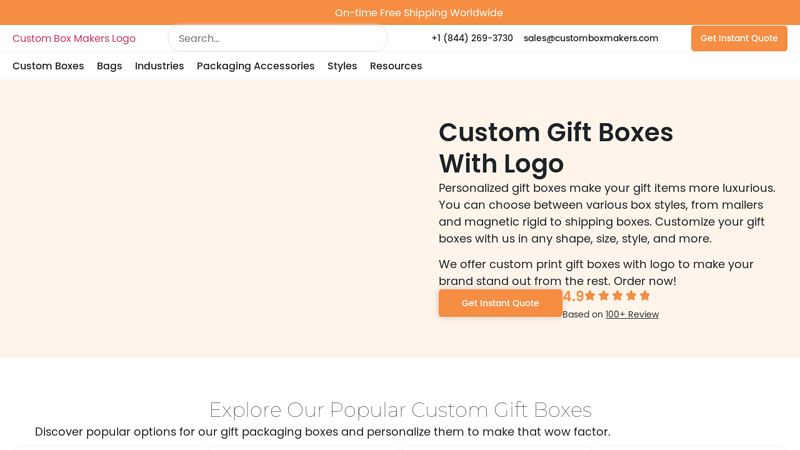 Custom Gift Boxes with Logo at Wholesale Rates