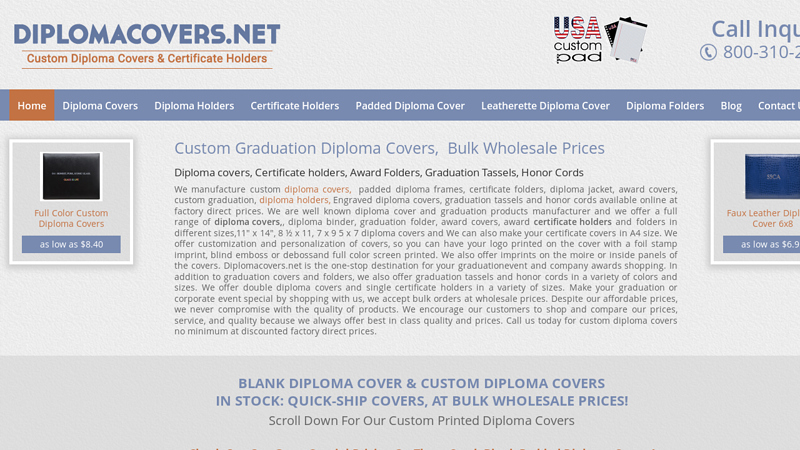 Custom Graduation Diploma Covers In Bulk Wholesale Prices