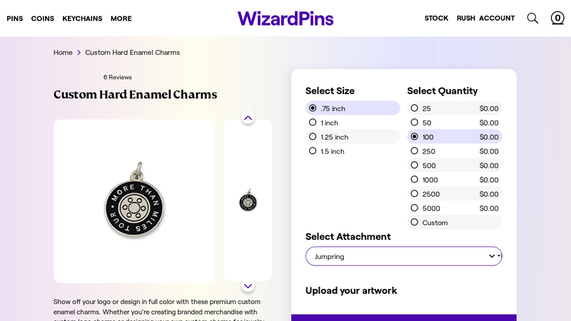 Custom Hard Enamel Charms