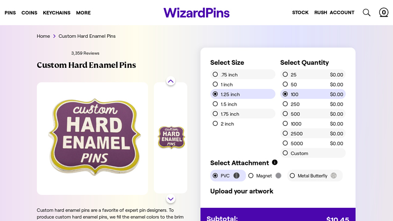 Custom Hard Enamel Pins