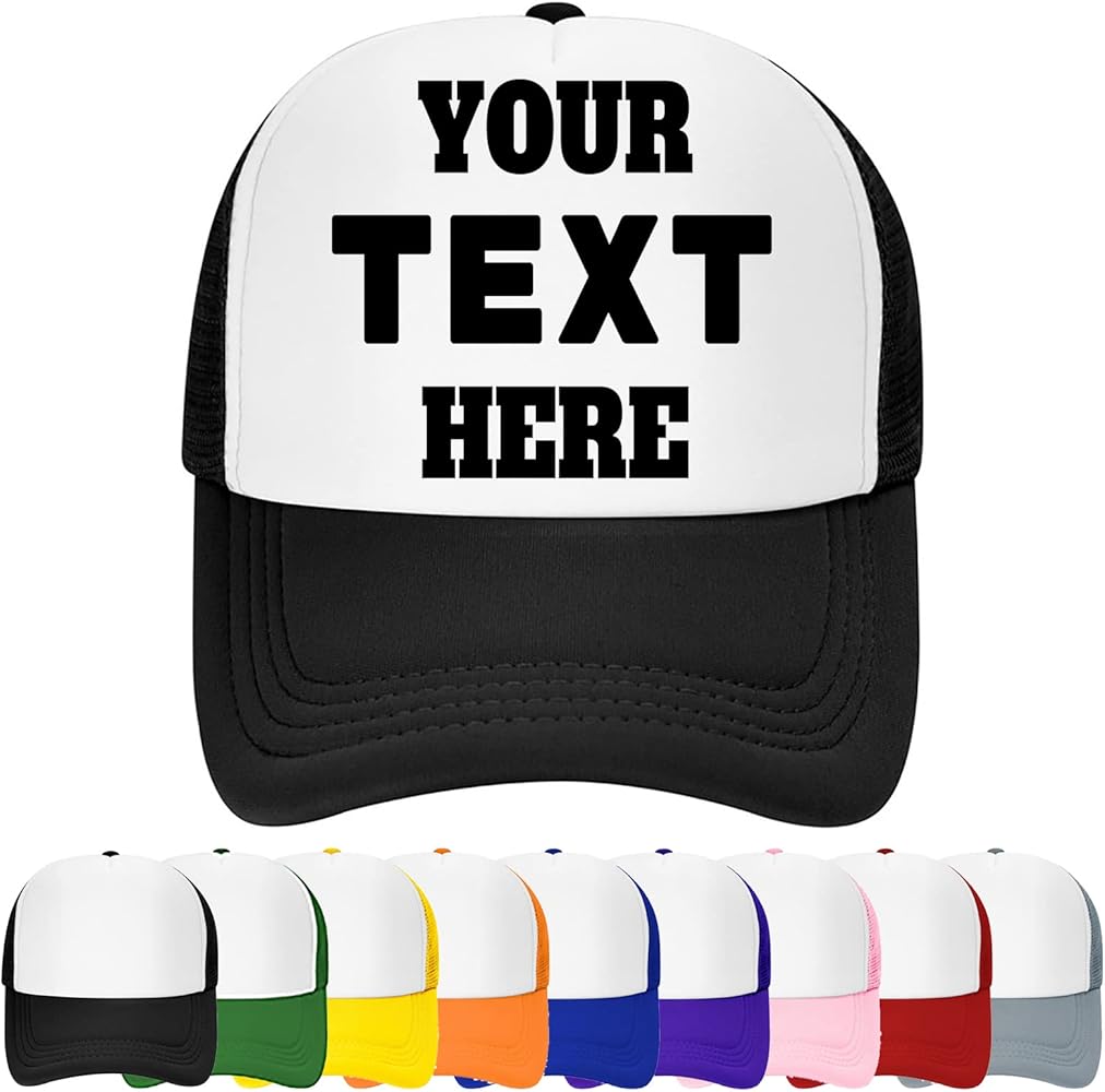 Custom hats, caps & beanies - personalized designs