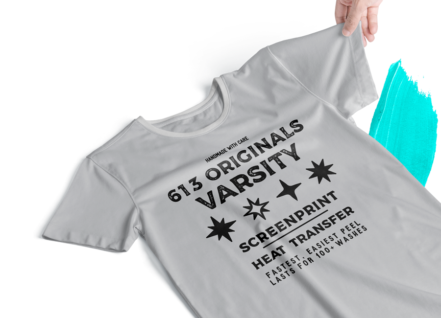 Custom Heat Transfers from 613 Originals custom t-shirts