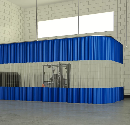 Custom Industrial Divider Curtains
