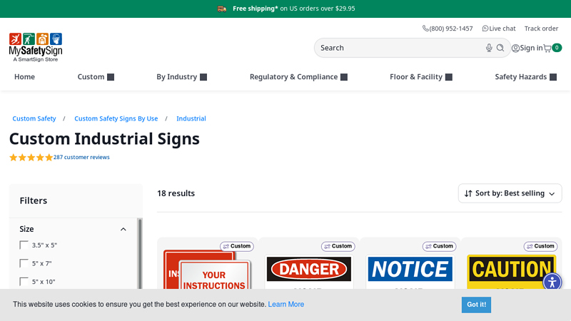 Custom Industrial Signs