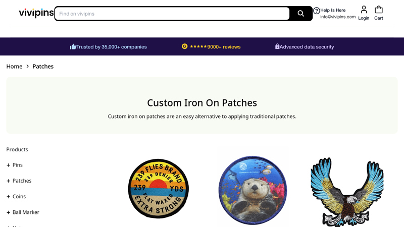 Custom Iron On Patches No Minimum