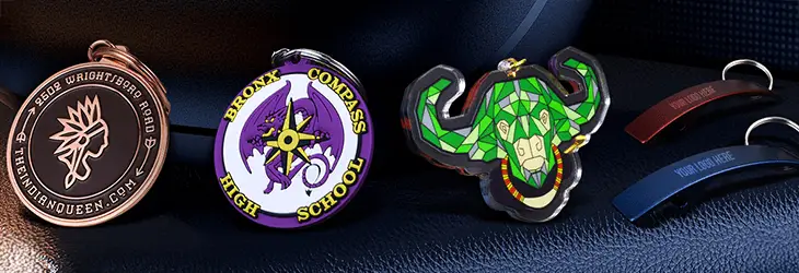 Custom Keychains Bulk – No Minimum