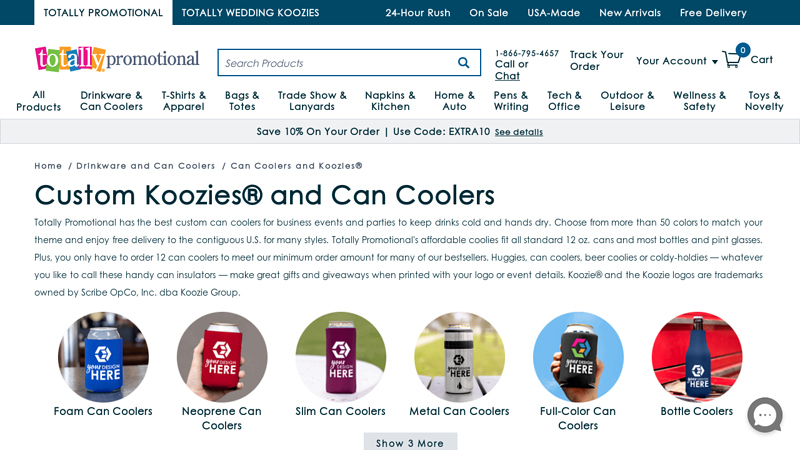 Custom Koozies® & Personalized Can Coolers