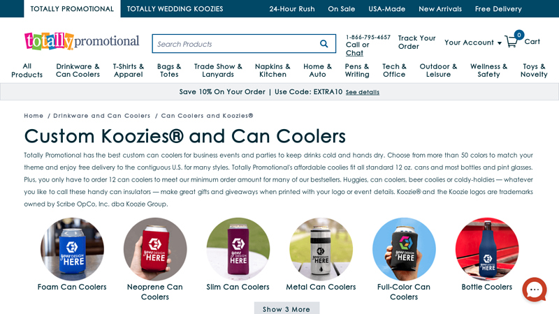 Custom Koozies® & Personalized Can Coolers