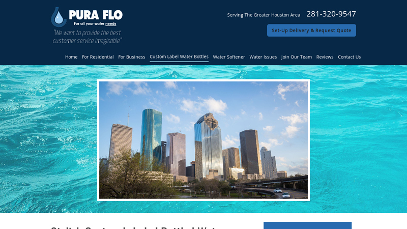 Custom Label Water Bottles