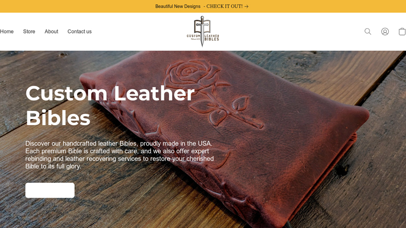 Custom Leather Bibles