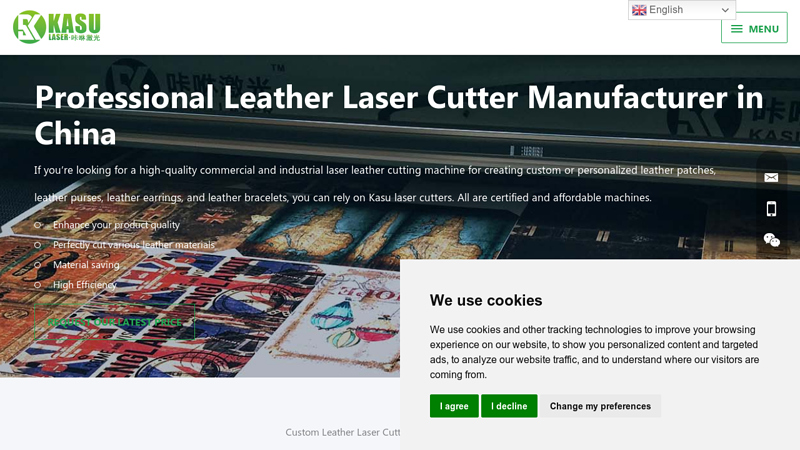 Custom Leather Laser Cutter Manufacturer Manufacturer