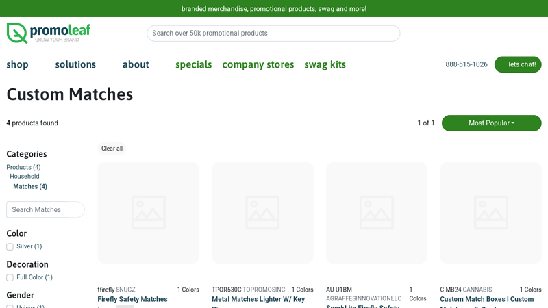 Custom Matches Personalized With Your Logo