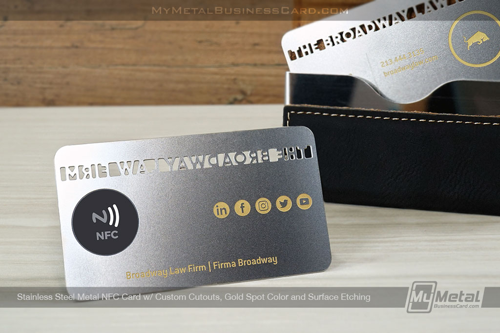 Custom Metal NFC Business Cards