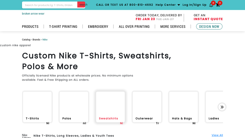 Custom Nike T custom t-shirts