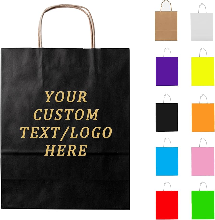 Custom Paper Bags Manufacturer: Add Your Logo
