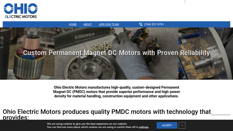 Custom Permanent Magnet DC Motors