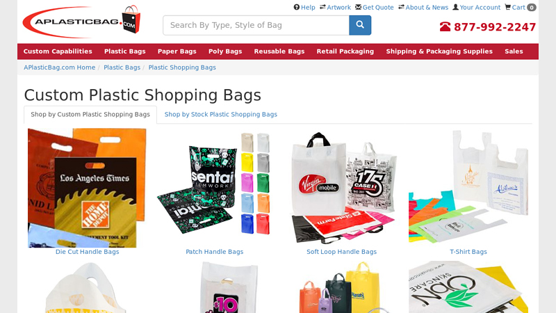 Custom Plastic Shopping Bags