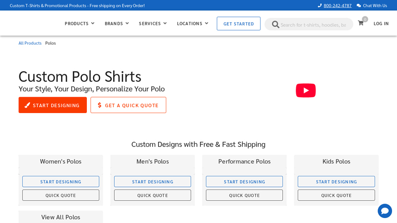 Custom Polo Shirts custom t-shirts