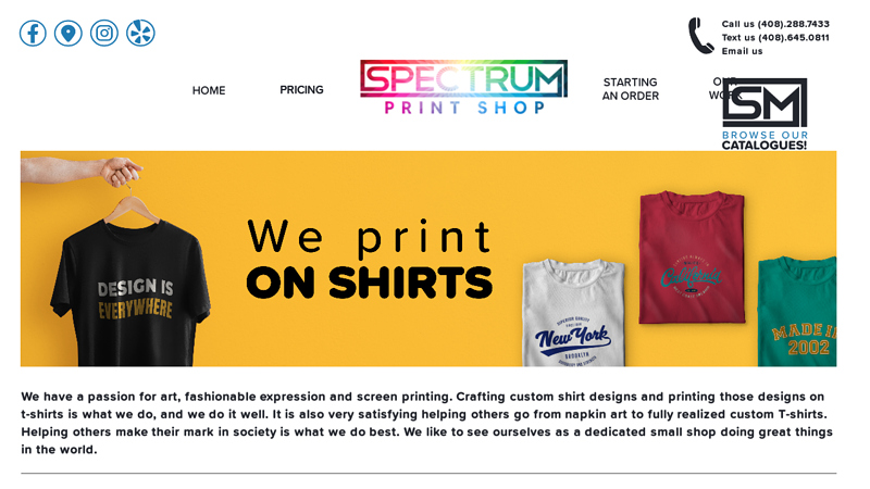 Custom Print Shop custom t-shirts