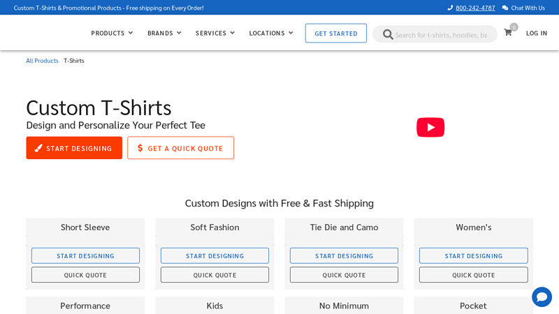 Custom Print Shop custom t-shirts