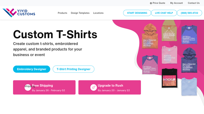 Custom Print Shop custom t-shirts