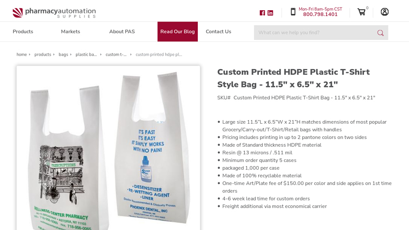 Custom Printed HDPE Plastic T custom t-shirts