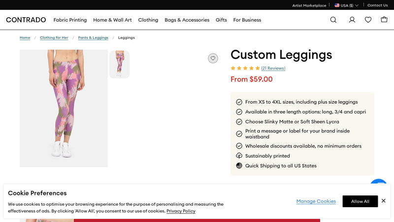 Custom Printed Leggings