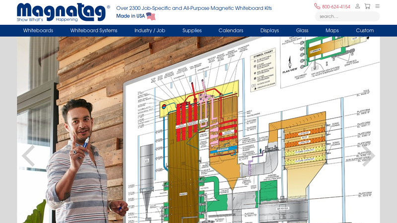 Custom printed magnetic Dry Erase Whiteboards