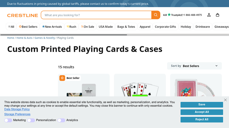 Custom Printed Playing Cards & Cases