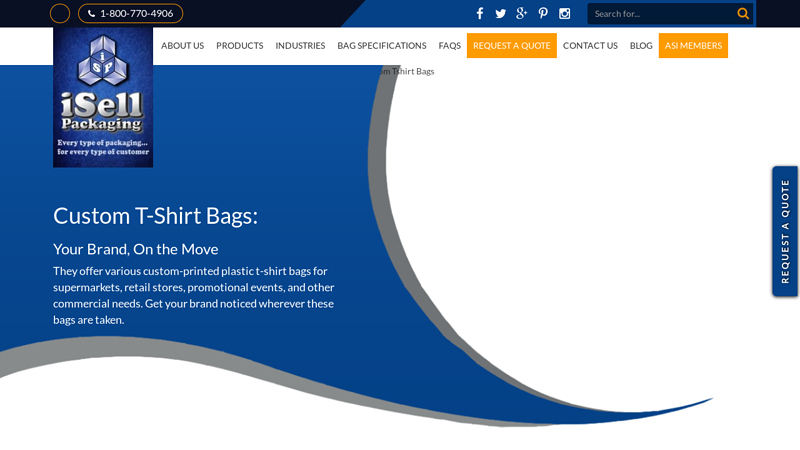 Custom Printed T-Shirt Bags custom t-shirts