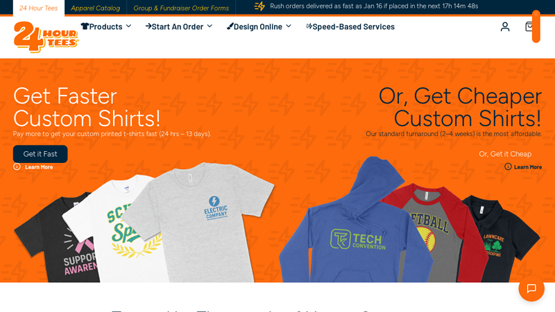 Custom Printed T-Shirts in 24 Hrs custom t-shirts