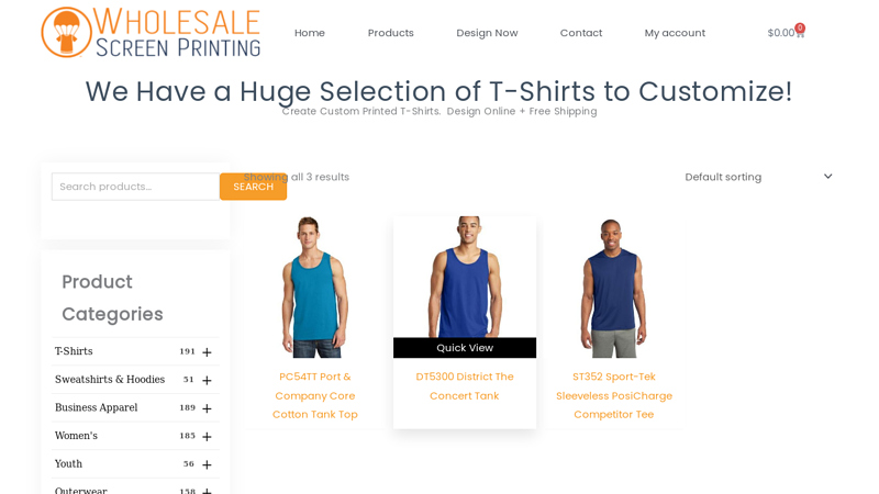 Custom Printed Tank Tops & Sleeveless Muscle Shirts custom t-shirts