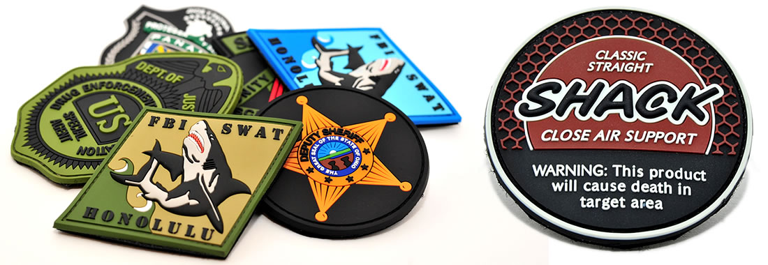 Custom PVC Patches – Durable Rubber Patches
