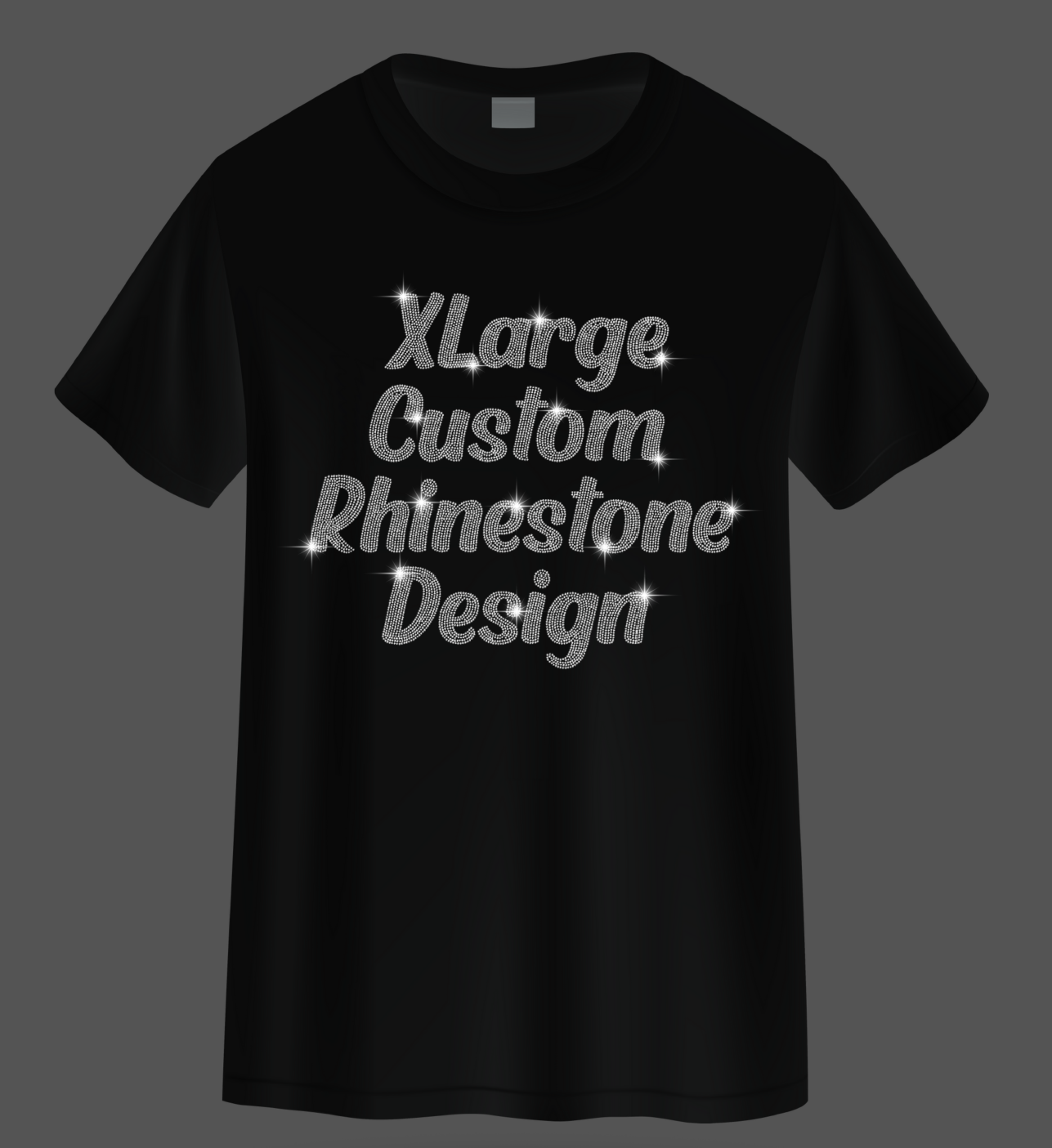 Custom Rhinestone Transfers custom t-shirts