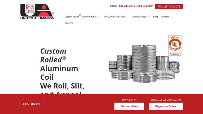 Custom Rolled Aluminum Coil